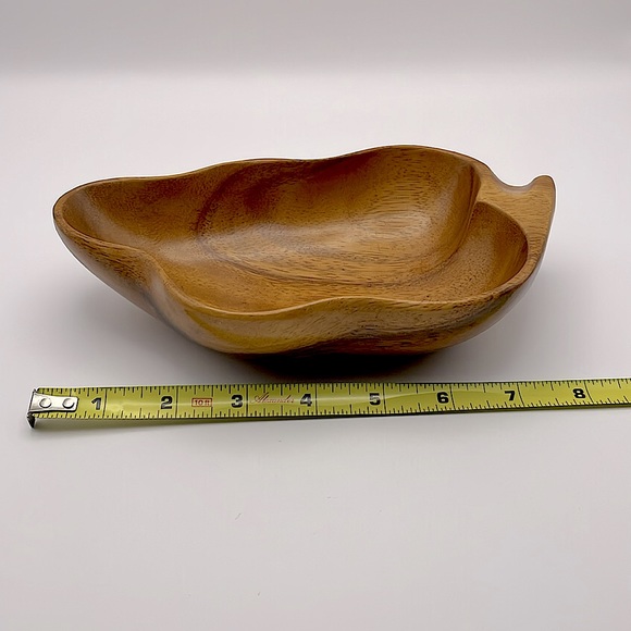 Waikiki Woods, durable, wooden, monkey pod bowls, pineapple/grape cluster - Picture 13 of 14